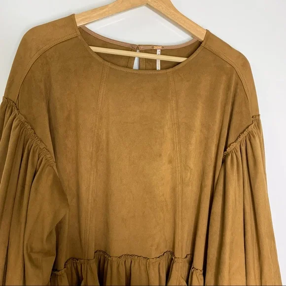 Free People Abbie Vegan Suede Dress - Picture 3 of 16